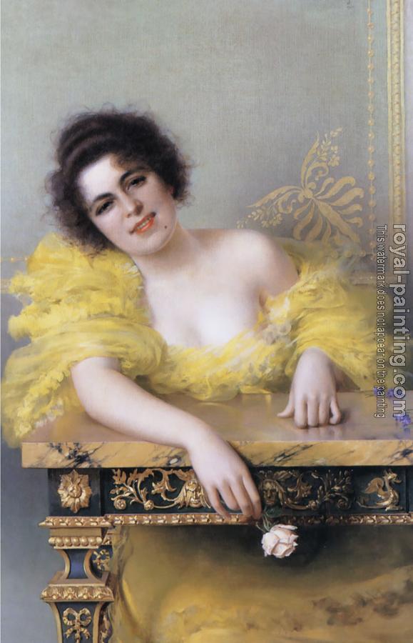 Vittorio Matteo Corcos : Portrait of a Young Woman